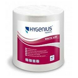 HYGENIUS ROLL TOWEL 2Ply WHITE 155Mtr x 6